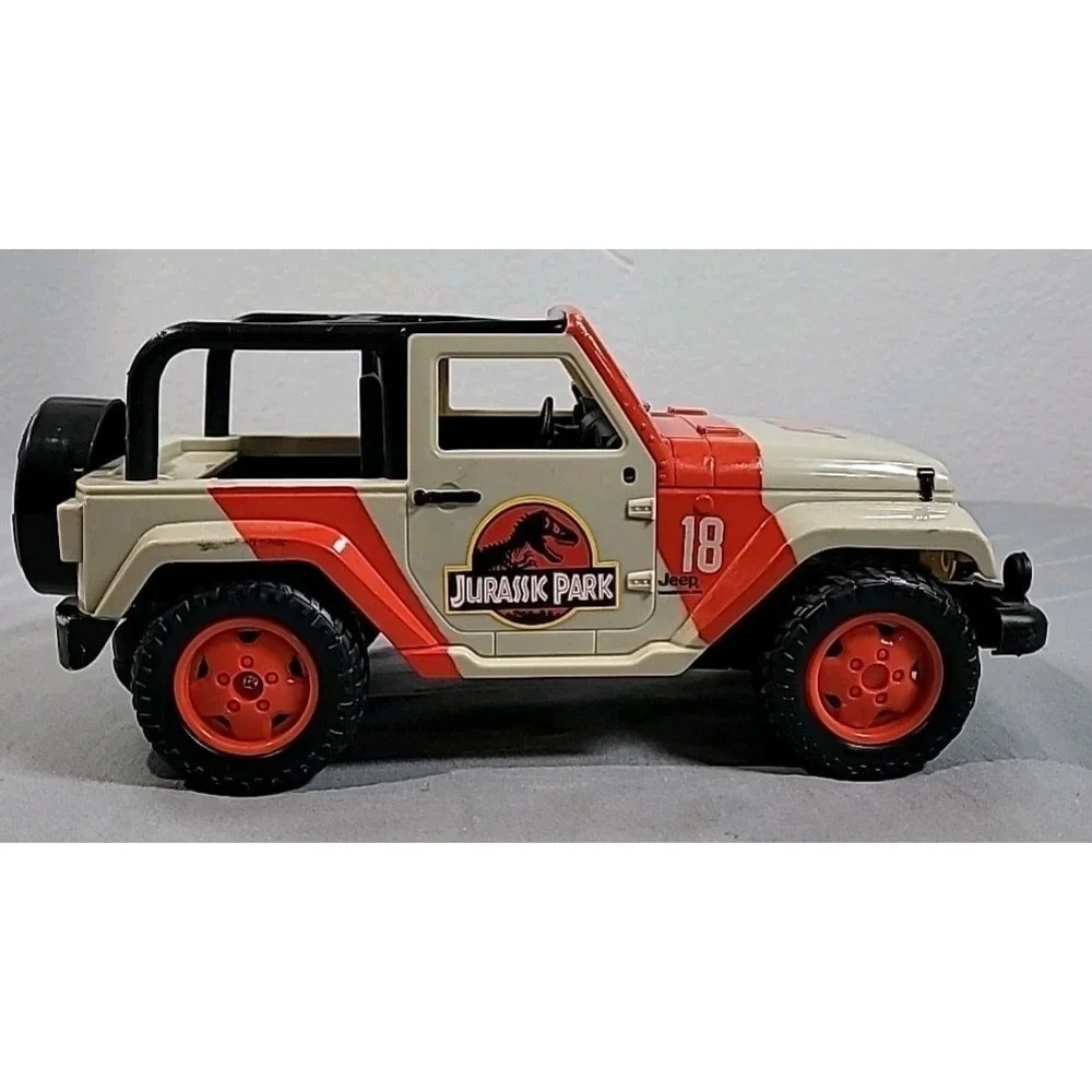 2021 Jada Jurassic Park Jeep Wrangler R/C UNTESTED!! NO‎ REMOTE